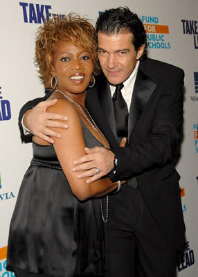 Alfre Woodard and Antonio Banderas at the NY premiere of New Line Cinema's Take the Lead