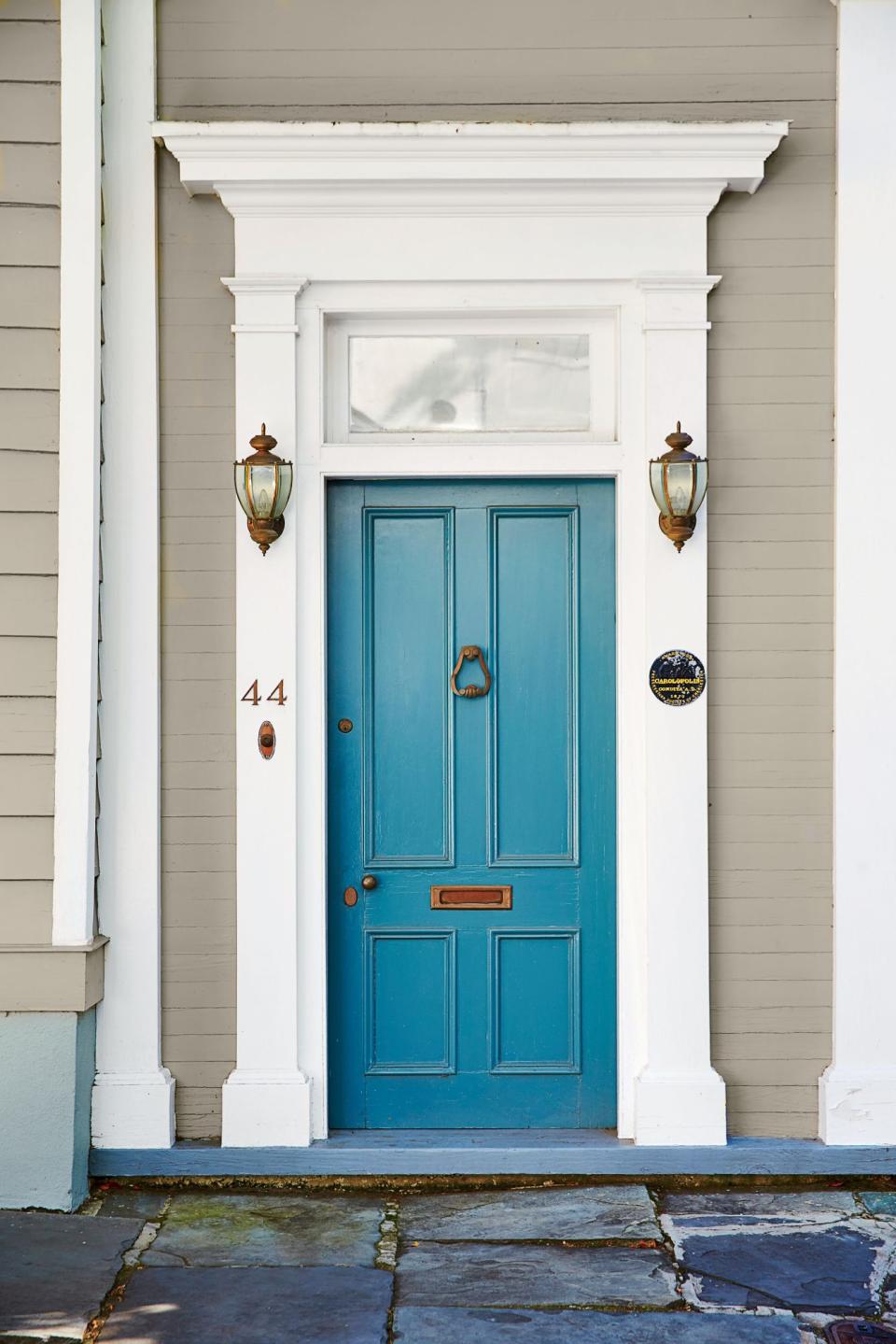 Denim Blue Door