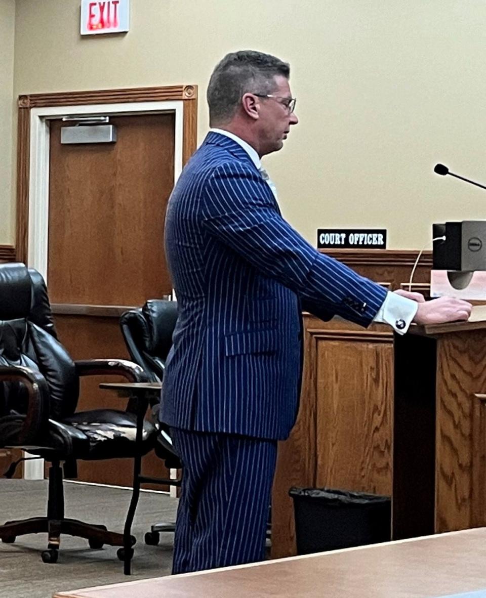 Attorney Jeff Cherry is representing Kevin Costley who had a court hearing schedule on March 15, 2024.