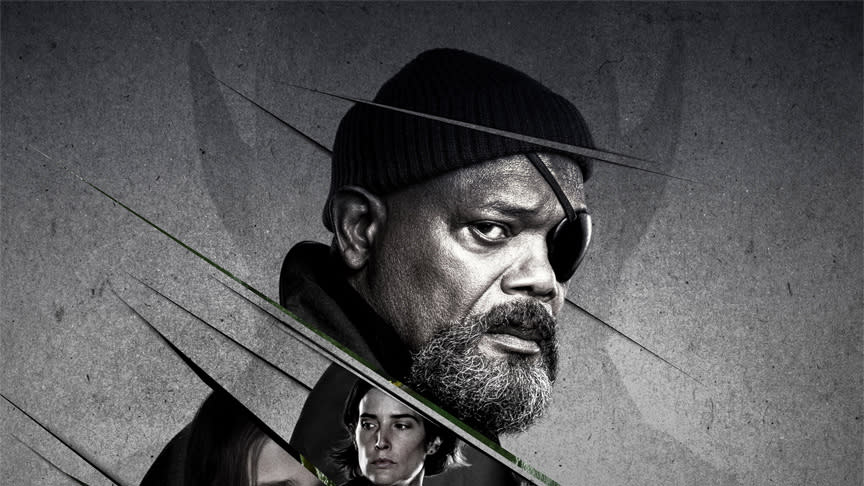  Samuel L. Jackson as Nick Fury in the poster for Secret Invasion 