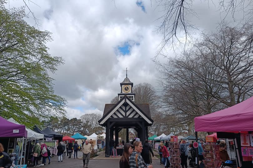 The artisan market at Page Park in Staple Hill -Credit:Bristol Live