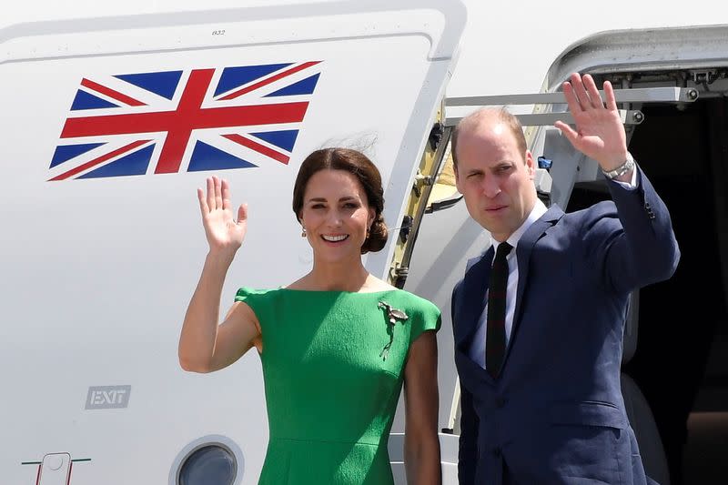 FILE PHOTO: Britain's Prince William and Catherine, Duchess of Cambridge, visit Jamaica