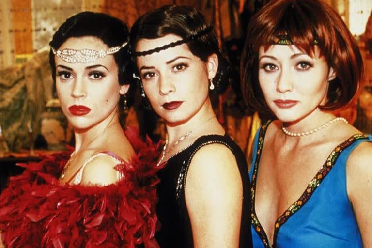 Alyssa Milano, Holy Mary Combs y Shannen Doherty, el elenco original de la serie