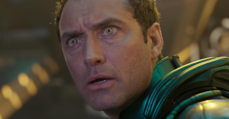 Jude Law as Yon-Rogg in Captain Marvel | Marvel Studios