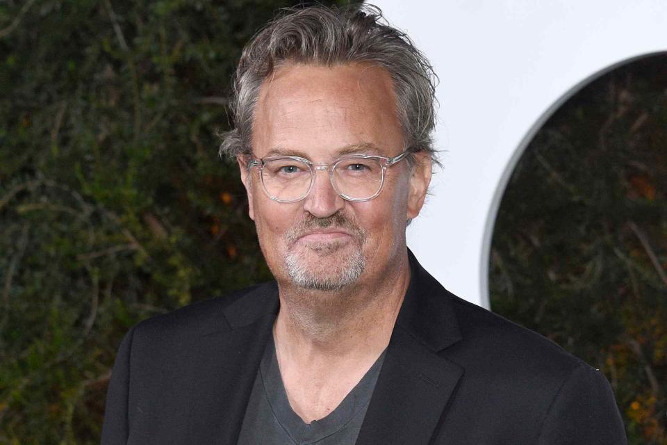 <p>Gregg DeGuire/FilmMagic</p> Matthew Perry on Nov. 17, 2022.