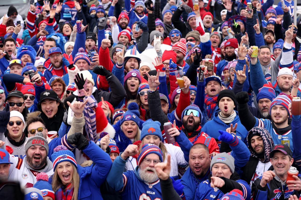 Bills fans during last year's Divisional Round. (Bryan M. Bennett/Getty Images)