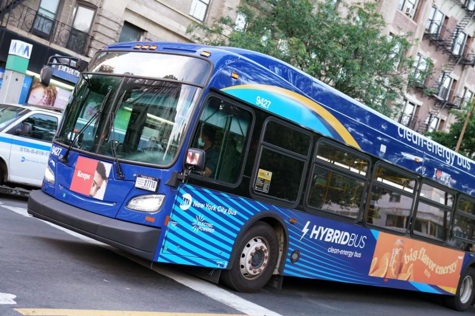 An MTA bus driver was pepper-sprayed in the face by a “disorderly passenger” who refused to pay the fare in Manhattan, police and sources said. Christopher Sadowski