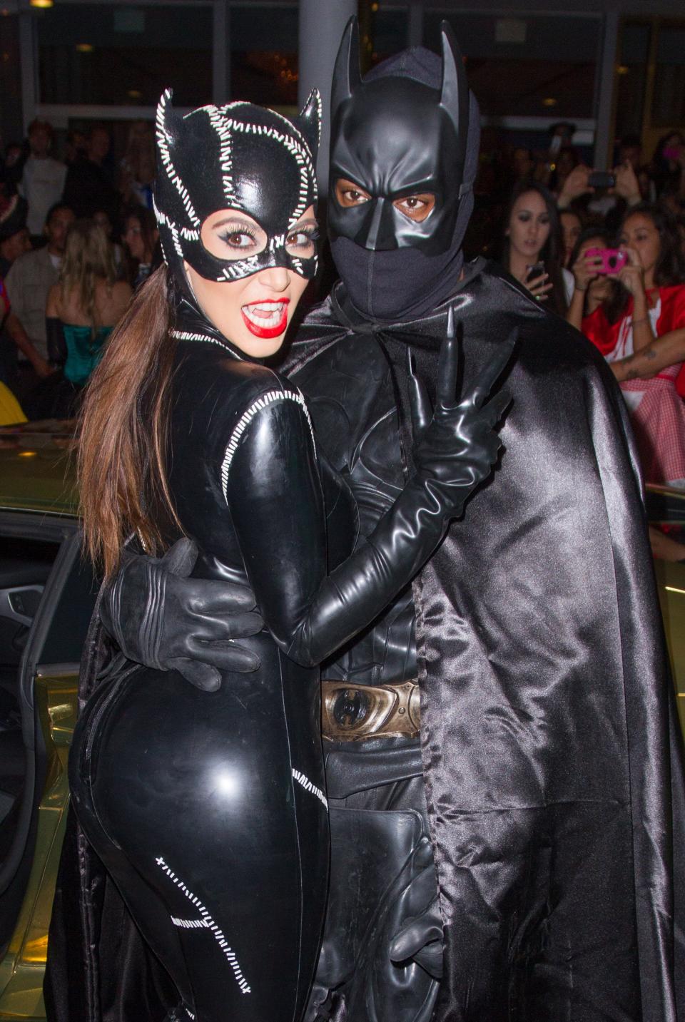 Kim Kardashian Halloween Birthday Bash At LIV Nightclub with then-boyfriend Kanye West