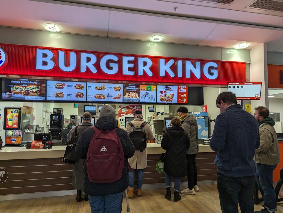 burger king glasgow, scotland