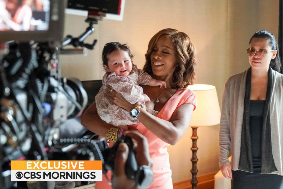 <p>Gail Schulman/CBS via Getty </p> Tiffany Chen (R) and Gayle King with Chen and Robert De Niro