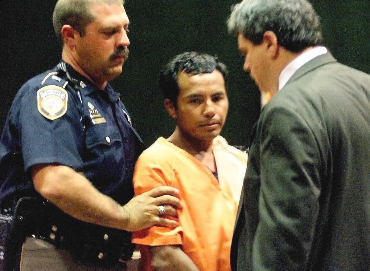 Angel Maturino Resendiz, who also went by the alias of Rafael Resendez-Ramirez, in court  (AFP/Getty)