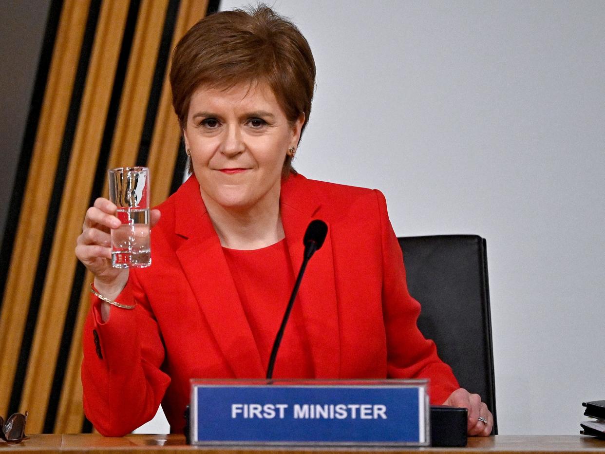 <p>SNP leader Nicola Sturgeon’s eight-hour grilling before the Scottish parliament showed her to be as formidable a politician as ever</p> (PA)