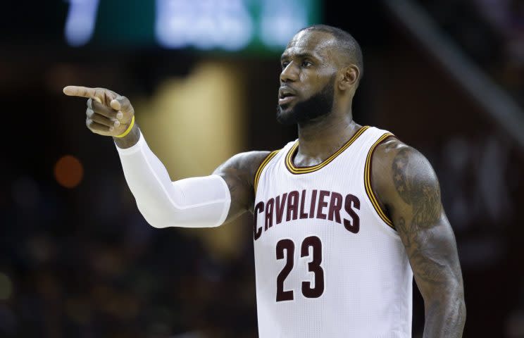 Can LeBron James top his historic performance in last June's NBA Finals? (AP)