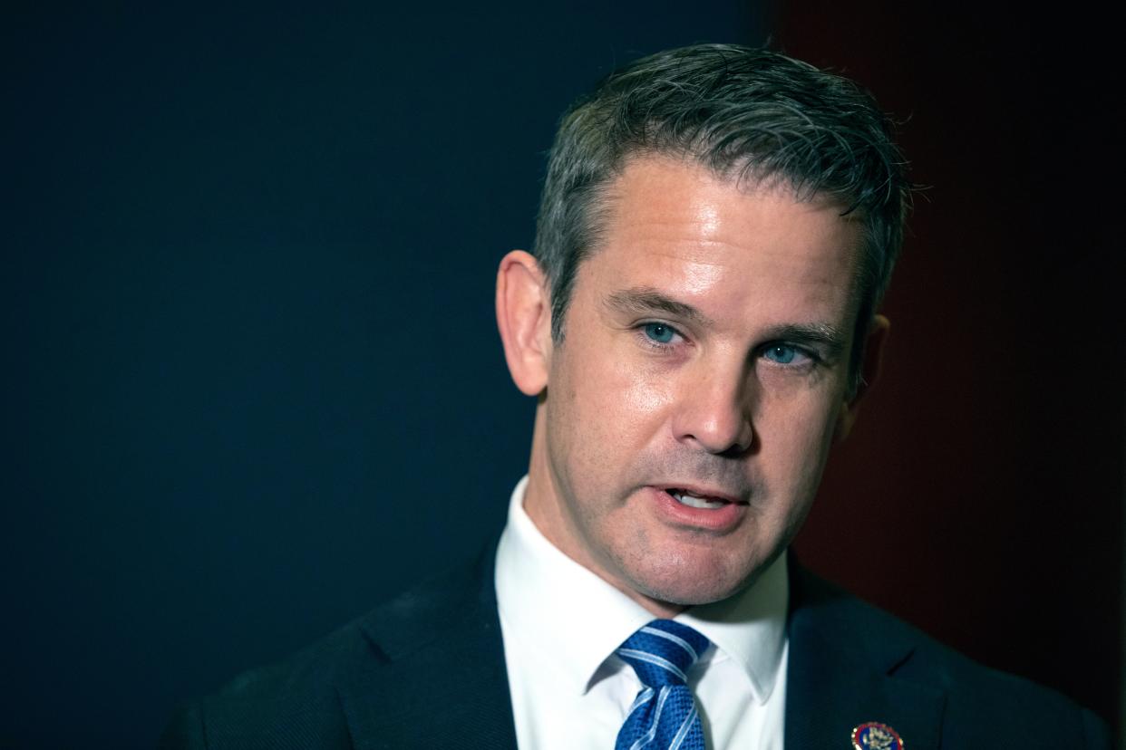 Rep Adam Kinzinger, one of two Republicans on the Capitol riot committee (Copyright 2021 The Associated Press. All rights reserved)