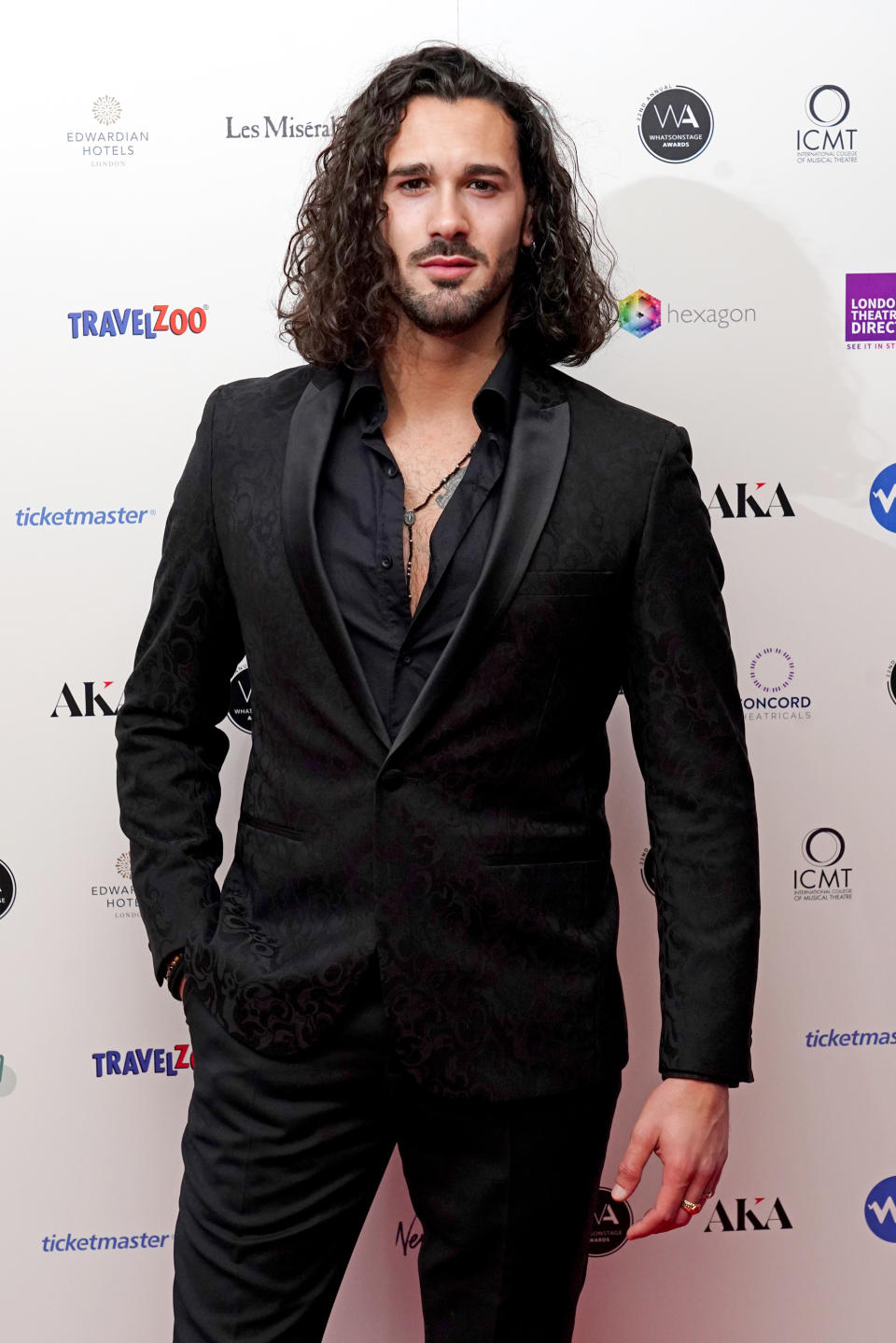 Graziano Di Prima attending the WhatsOnStage Awards at the Prince Of Wales Theatre, London. Picture date: Sunday February 27, 2022.