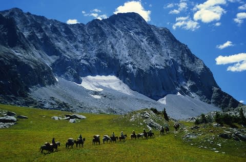 There are worse places to ride a horse than in Colorado - Credit: Getty