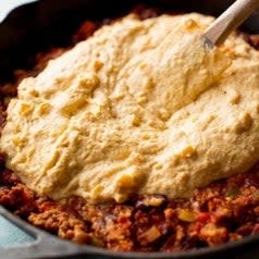 Cornbread-Topped Skillet Chili