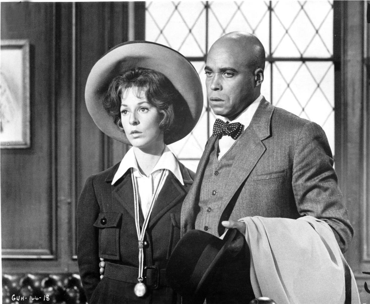 Reprising his stage role as Jack Jefferson opposite Jane Alexander as Ellie Bachman in the 1970 film of The Great White Hope