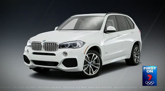 The girl and her father were in a BMW X5 like this one when they were carjacked. Photo: Supplied