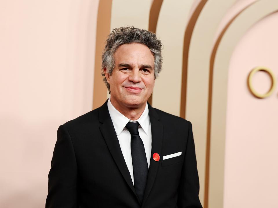 Mark Ruffalo arriving at the 2024 Oscars Nominees Luncheon Red Carpet at the The Beverly Hilton Hotel in Beverly Hills , CA, Monday, Feb. 12, 2024.