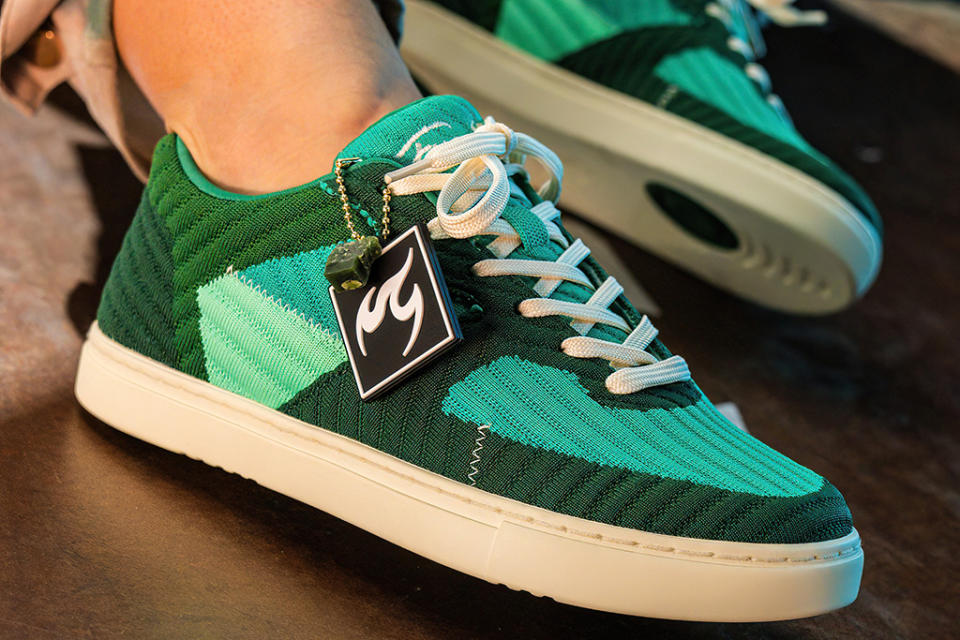 A closer look at the Jade x Fuego low-top. - Credit: Courtesy of Fuego