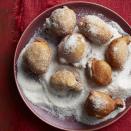 <p>Fresh apples and spices in the batter will make your kitchen smell like the holidays. Don't hesitate to take a bite, these are best served hot!</p><p><em><a href="https://www.goodhousekeeping.com/food-recipes/a11647/apple-fritters-recipe-wdy1014/" rel="nofollow noopener" target="_blank" data-ylk="slk:Get the recipe for Apple Fritters »;elm:context_link;itc:0;sec:content-canvas" class="link ">Get the recipe for Apple Fritters »</a></em></p><p><strong>RELATED: </strong><a href="https://www.goodhousekeeping.com/food-recipes/dessert/g768/apple-dessert-recipes/" rel="nofollow noopener" target="_blank" data-ylk="slk:40 Apple Desserts That Are Delicious to the Core;elm:context_link;itc:0;sec:content-canvas" class="link ">40 Apple Desserts That Are Delicious to the Core</a><br></p>