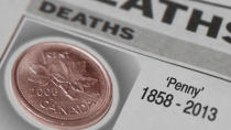 The Canadian penny was at its peak in 2006, with almost 1.3 billion minted that year. On Feb. 4, the Royal Canadian Mint ceases distributing the Canadian penny, which dates back to 1858. 