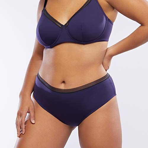 2) Women's Curvy Stretch Microfiber Hipster