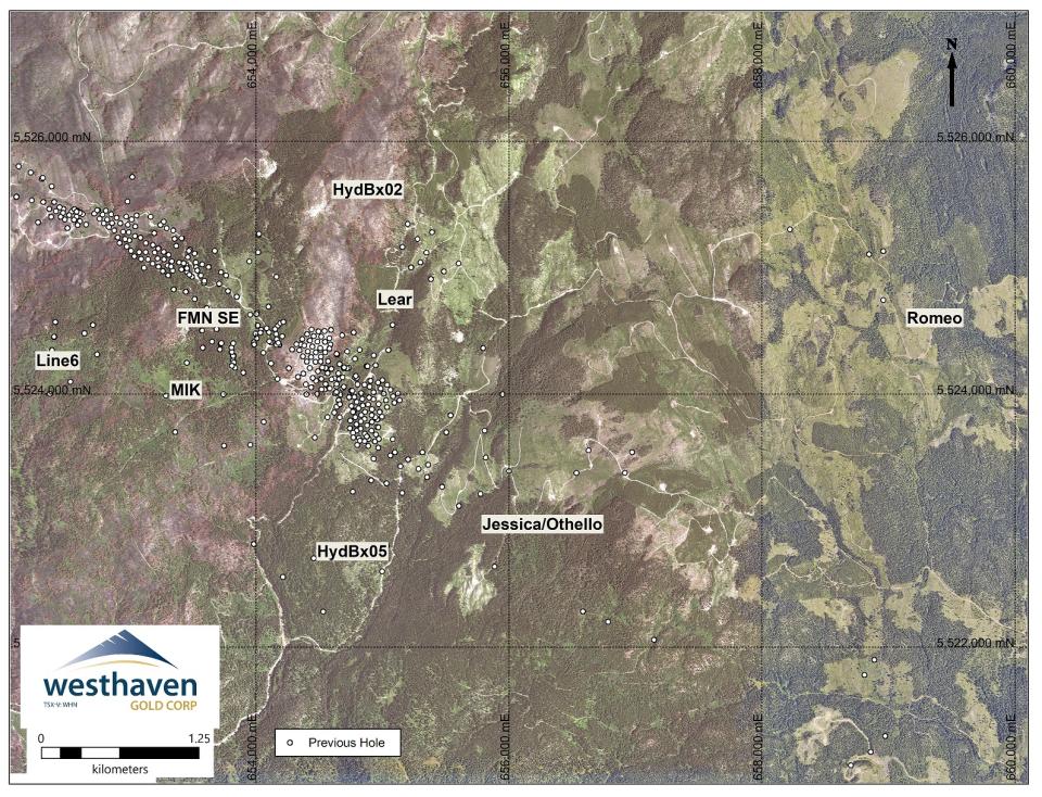 Priority Target Areas map