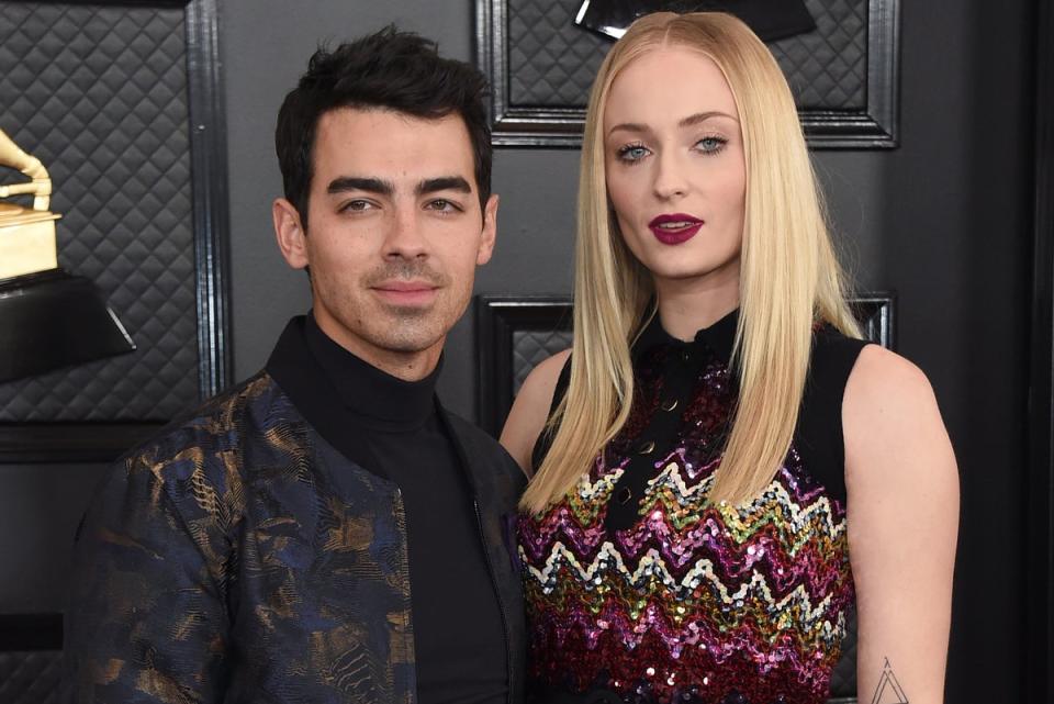 Joe Jonas and Turner pictured together (Jordan Strauss/Invision/AP)
