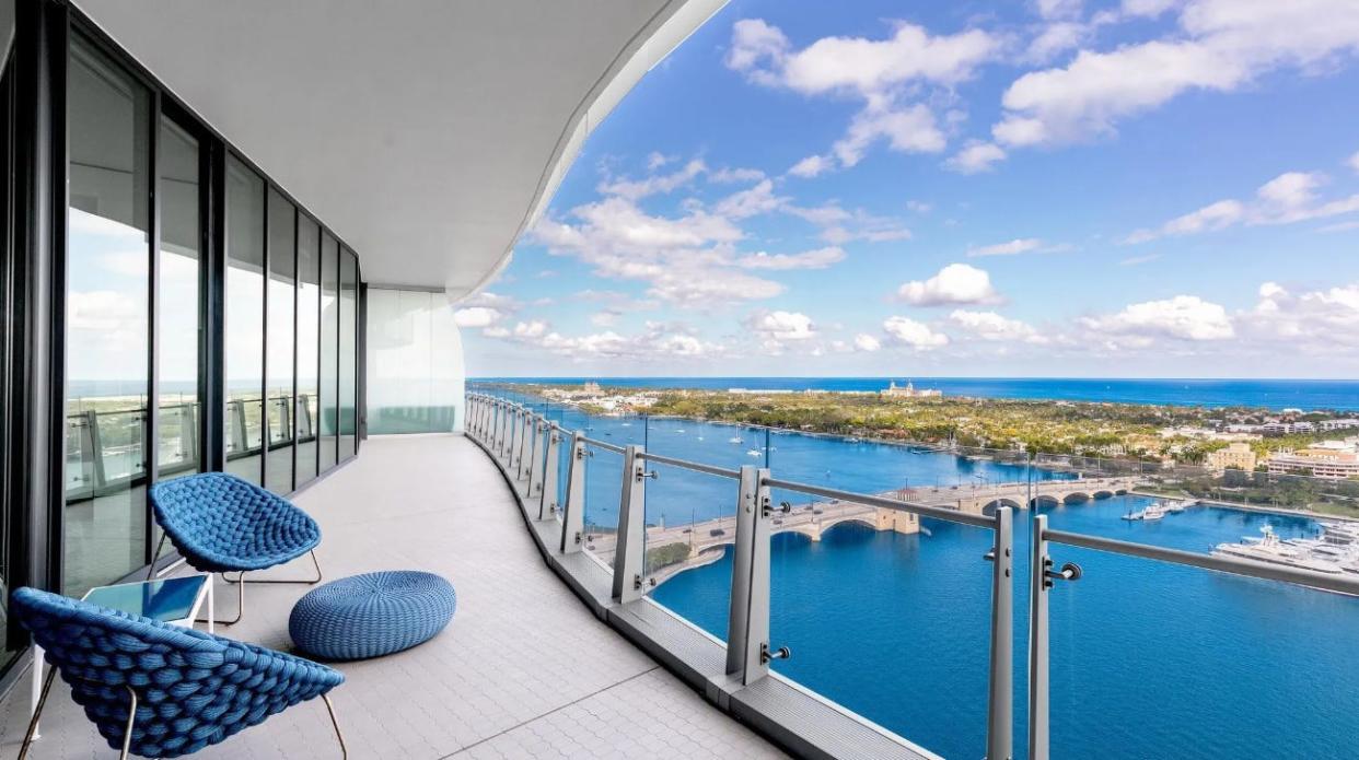 A company affiliated with a trust in the name of late Boston real estate developer and art collector Gerald S. Fineberg has sold, for about $28 million, Penthouse 23S at The Bristol in West Palm Beach. The condominium in the ultraluxury tower affords views of the Intracoastal Waterway, Palm Beach and the Atlantic Ocean.