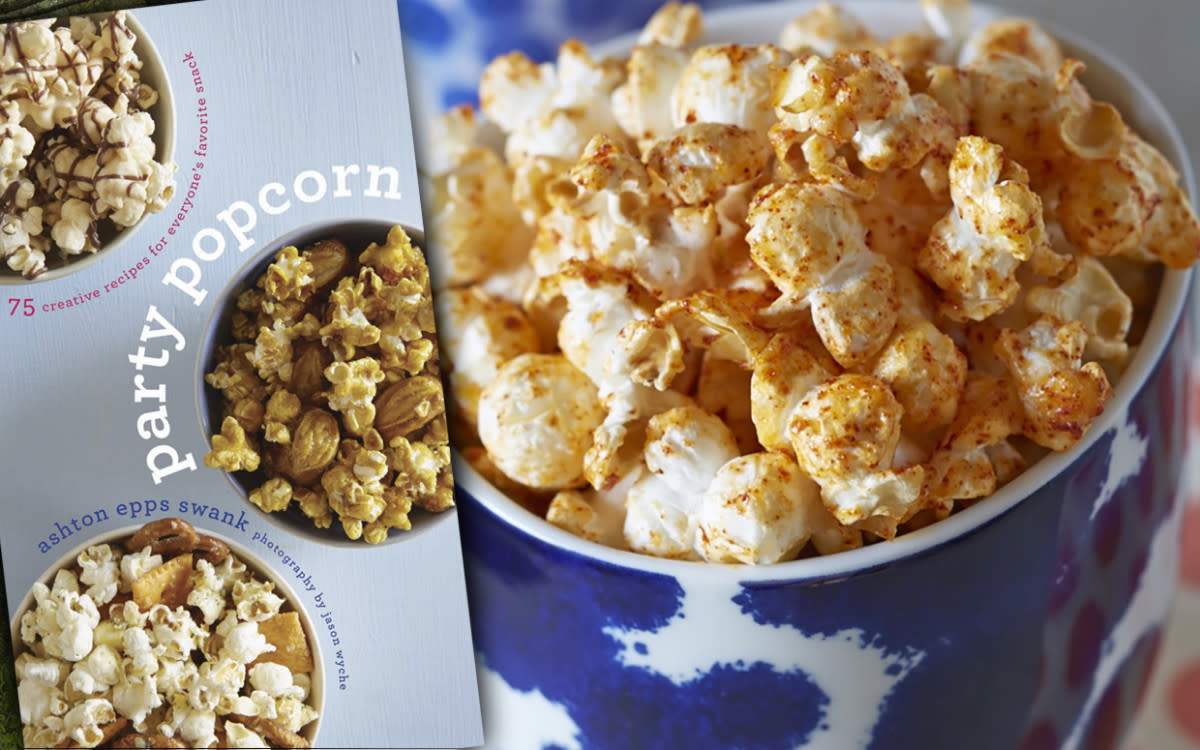 <p>Houghton Mifflin</p><p>This popcorn version recalls the flavors of <a href="/1292137/parade/corn-recipes/" data-ylk="slk:corn;elm:context_link;itc:0;sec:content-canvas" class="link rapid-noclick-resp">corn</a> on the cob that’s a popular street food in Mexico. <a href="/398494/parade/mexican-street-corn-popcorn/" data-ylk="slk:Get the recipe HERE;elm:context_link;itc:0;sec:content-canvas" class="link rapid-noclick-resp">Get the recipe HERE</a>.</p>