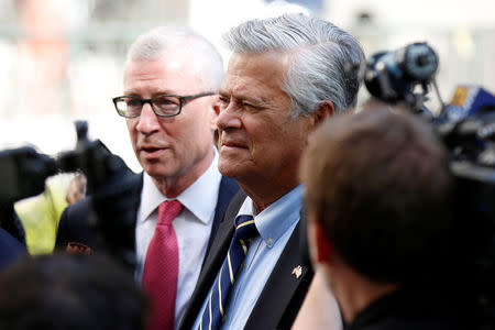 Former New York state Senate Majority Leader Dean Skelos arrives at the Manhattan federal court house in New York City, U.S., May 12, 2016. REUTERS/Brendan McDermid