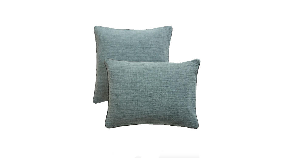 These Zara Home cushions are also available in oyster white, ecru and grey.