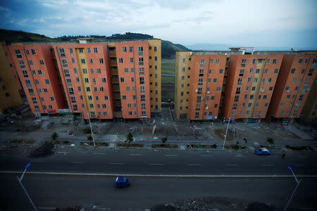 A general view shows a section of the Yeka Abado condominium on the outskirts of Ethiopia's capital Addis Ababa, October 19, 2016. REUTERS/Tiksa Negeri