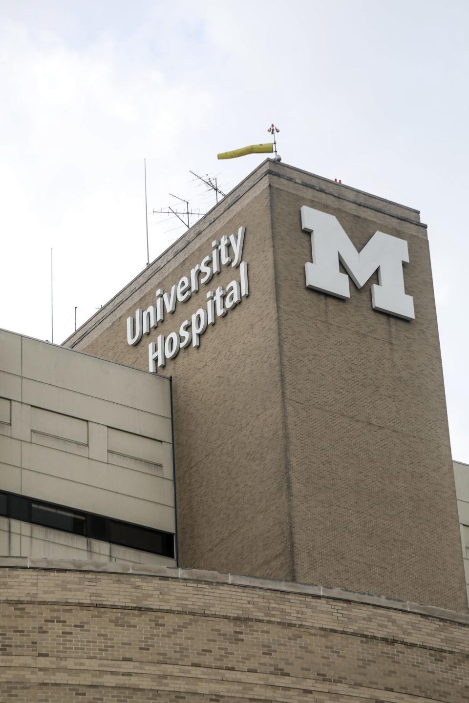The University of Michigan Hospital system on the University of Michigan central campus in Ann Arbor, Mich., photographed on Wed., June 13, 2018.