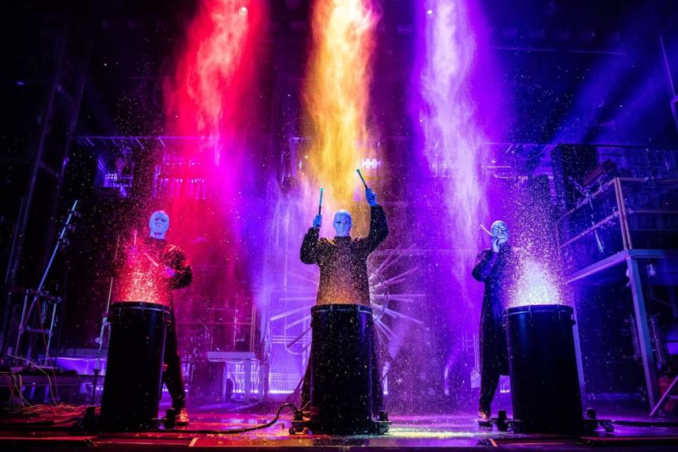 Blue Man Group will perform Feb. 13-14 at the Lied Center in Lawrence.