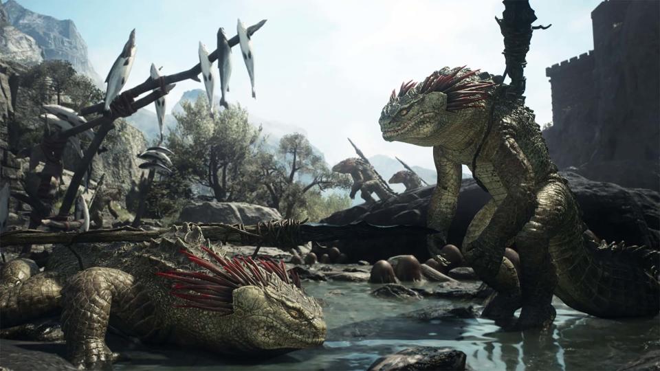 Dragon's Dogma 2 monsters: Saurians.