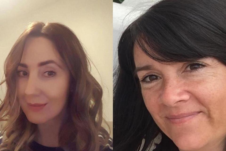 Lisa Lees, left and Alison Howe, right were killed in the foyer while waiting for their daughters (Facebook)