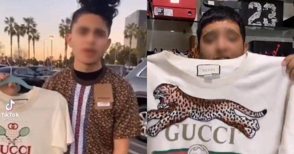 La polémica batalla entre dos jóvenes por presumir su ropa de la marca Gucci