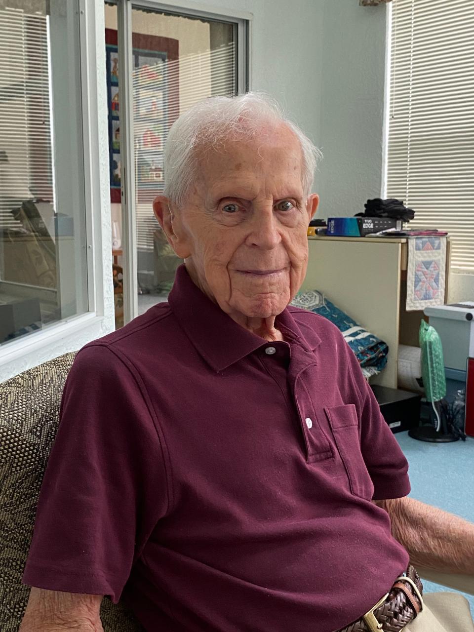 Lenny Voss, pictured here sometime between 1943 and 1946 while serving in the US Army. Voss recently turned 100 years old and will be taking a Space Coast Honor Flight this weekend.