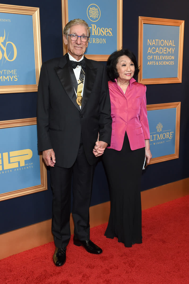 Maury Povich and Connie Chung, celebrity style, Daytime Emmy Awards 2023, Dec. 15, Los Angeles 