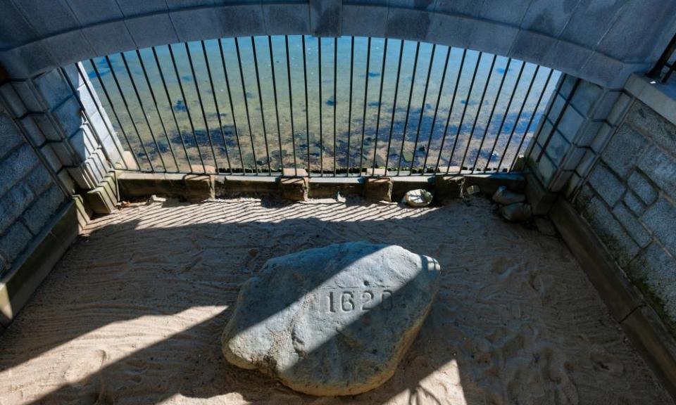 Plymouth Rock in Plymouth, Massachusetts, 2016