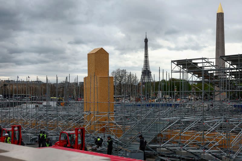 FILE PHOTO: Olympic and Paralympic construction sites ahead of the Paris 2024 Olympic Games