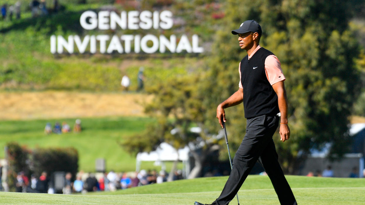  Tiger Woods at the 2023 Genesis Invitational 