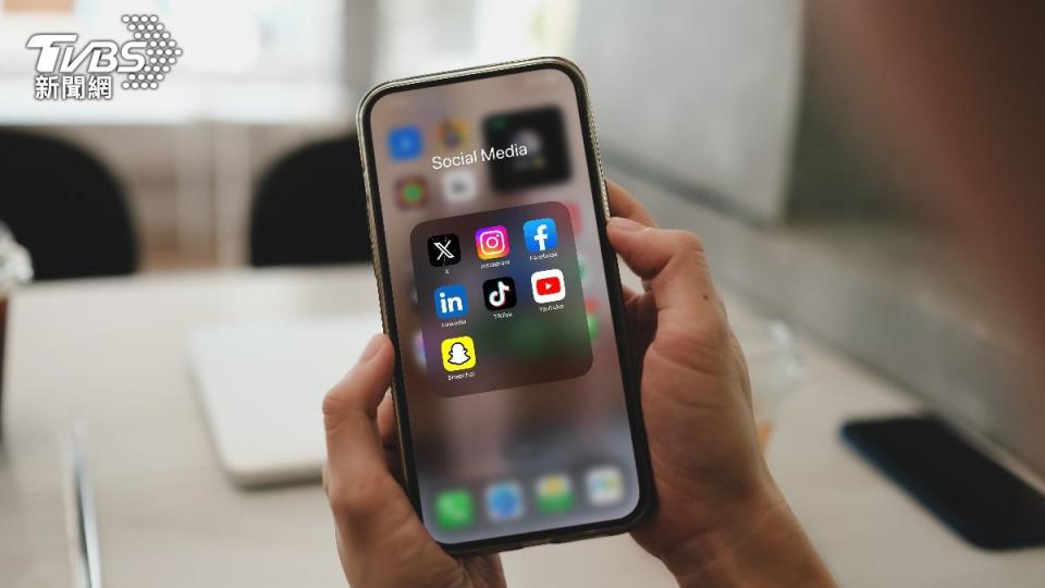 iOS 18還將開放用戶更改APP圖示的顏色，如將社群類APP統一設定成藍色。（示意圖／shutterstock 達志影像）
