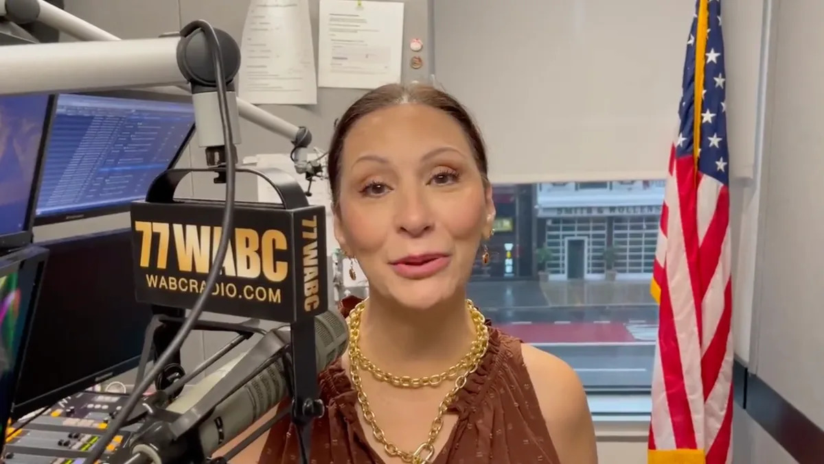 Ryan talking on her now-cancelled show on 77WABC (@MariaRyanNH / X)