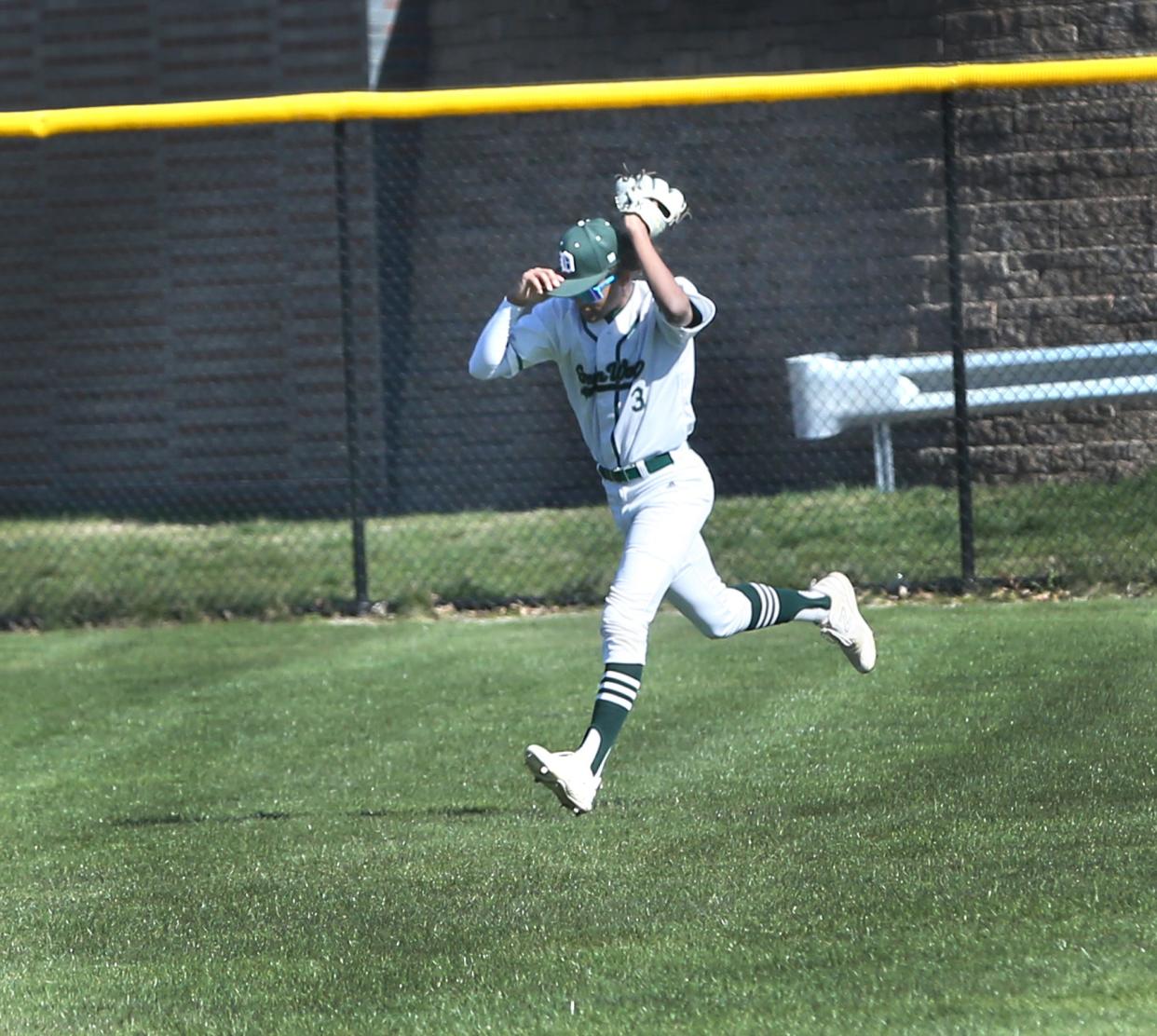 Dover freshman center fielder Amari Lewis made his varsity debut in the second game of the season, and hasn't looked back since.