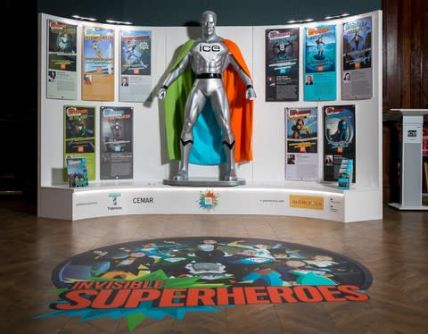 ICE ILH current exhibition Invisible superheroes - Credit: Institution of Civil Engineers