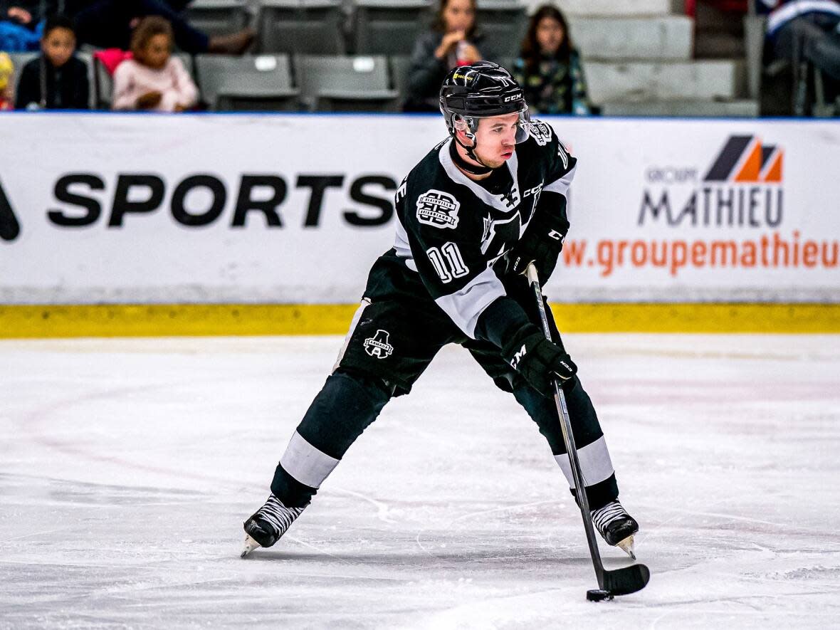 Halifax Mooseheads centre Josh Lawrence is shown in his time with the Blainville-Boisbriand Armada. The Mooseheads acquired Lawrence in a trade announced this week. (Submitted by Halifax Mooseheads - image credit)